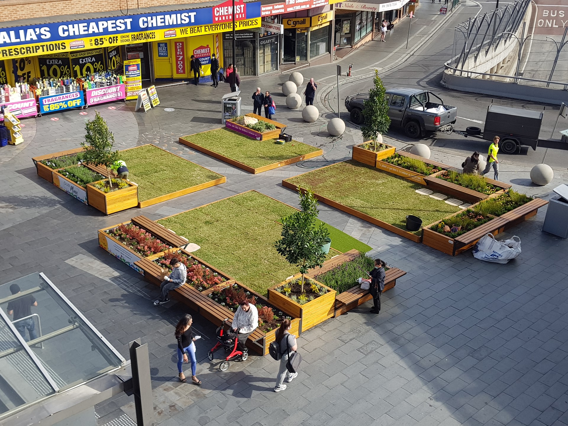 Modular Urban Space Parklet - Blacktown